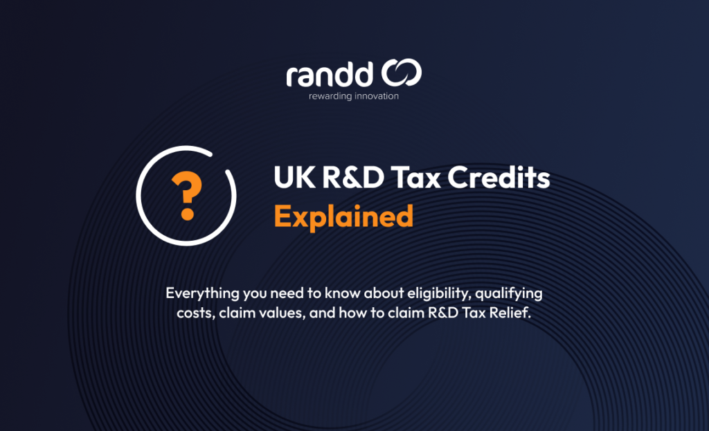 R&D tax credits explained hero image with randd logo