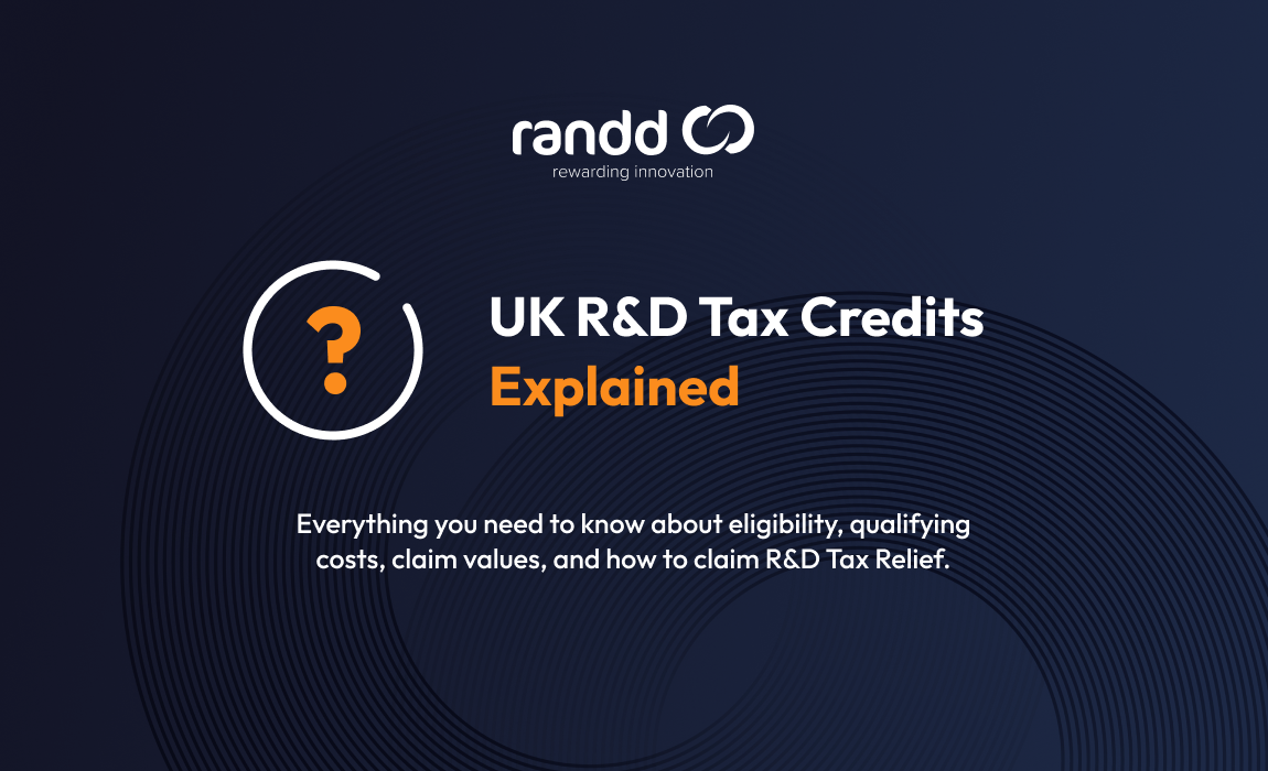 R&D tax credits explained hero image with randd logo